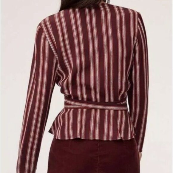 Like new Aritzia Wilfred Free Shannon Wrap blouse XXS - Picture 2 of 12